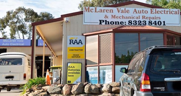 Shop front - Mclaren vale auto electrical